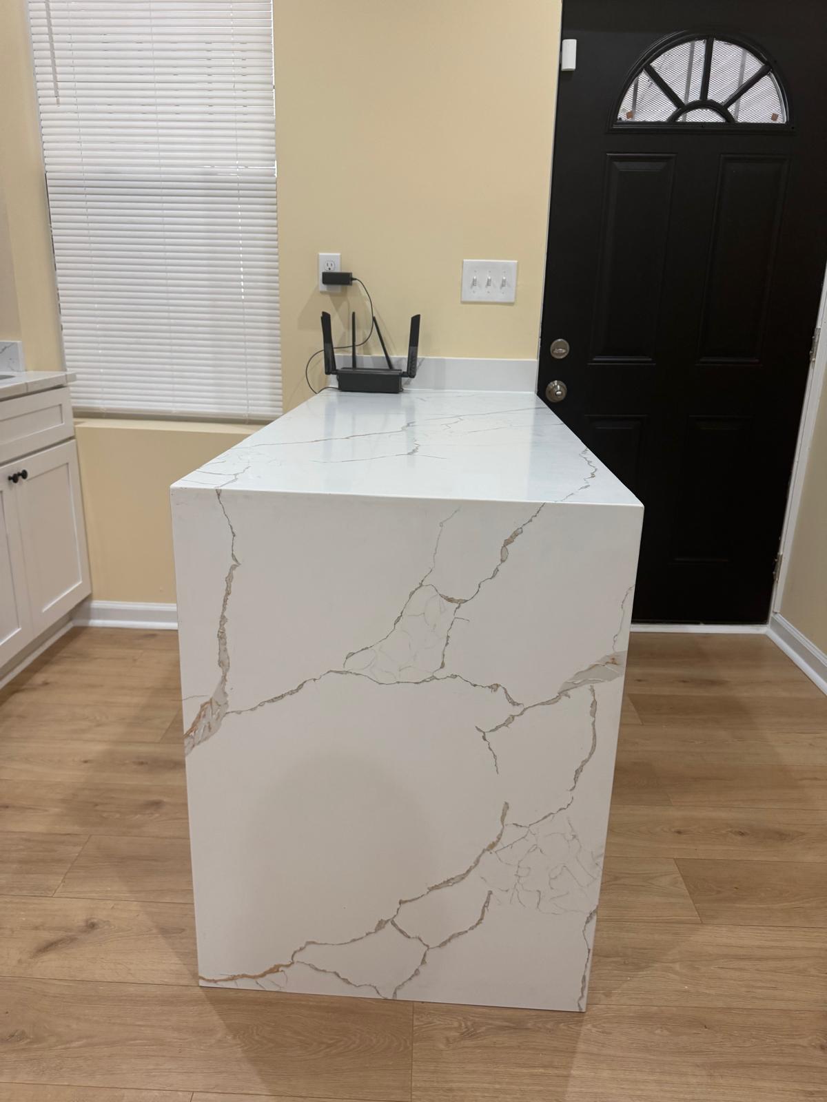 Kitchen island after