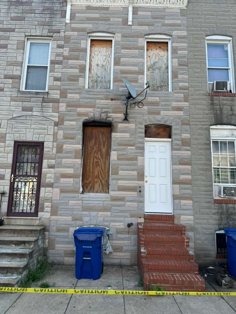 Exterior before